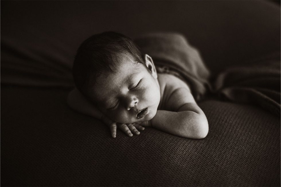 fotografia bebe durmiendo estudio en barcelona