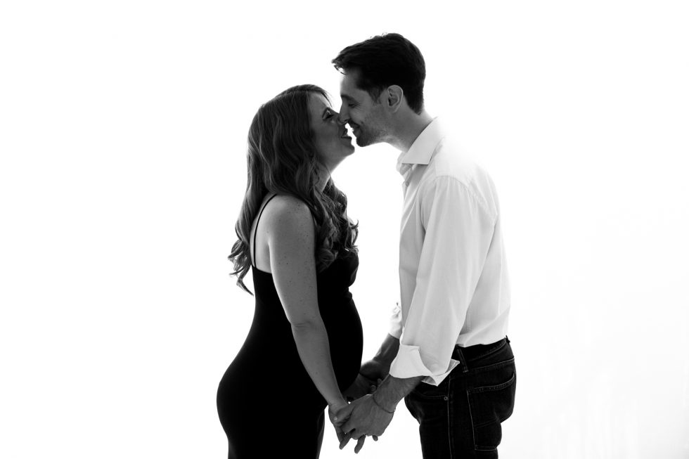 fotografia pareja embarazada